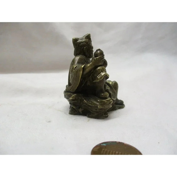 Ji Gong Chinese Buddist Monk, Bronze Figurine - Picture 6 of 8